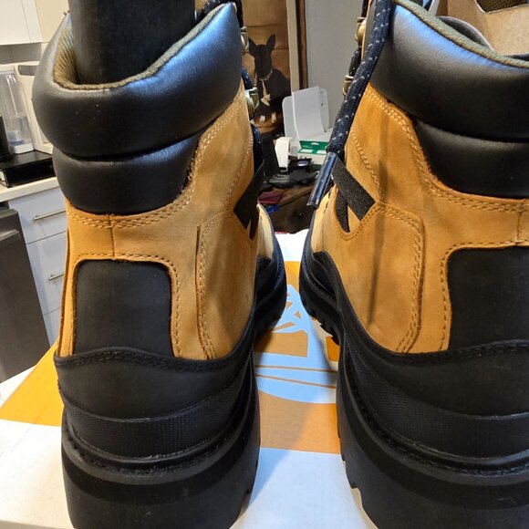 Timberland Premium 6" Waterproof Wheat Nubuck GORE-TEX VIBRAM BOOTS MENS 10 NEW - Picture 8 of 15